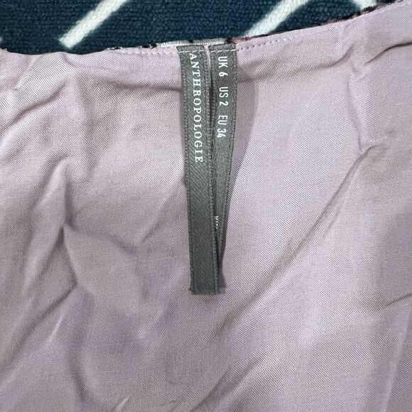 Anthropologie The Katerina Button Front Dress Velvet Edition Size 2 - Picture 12 of 15